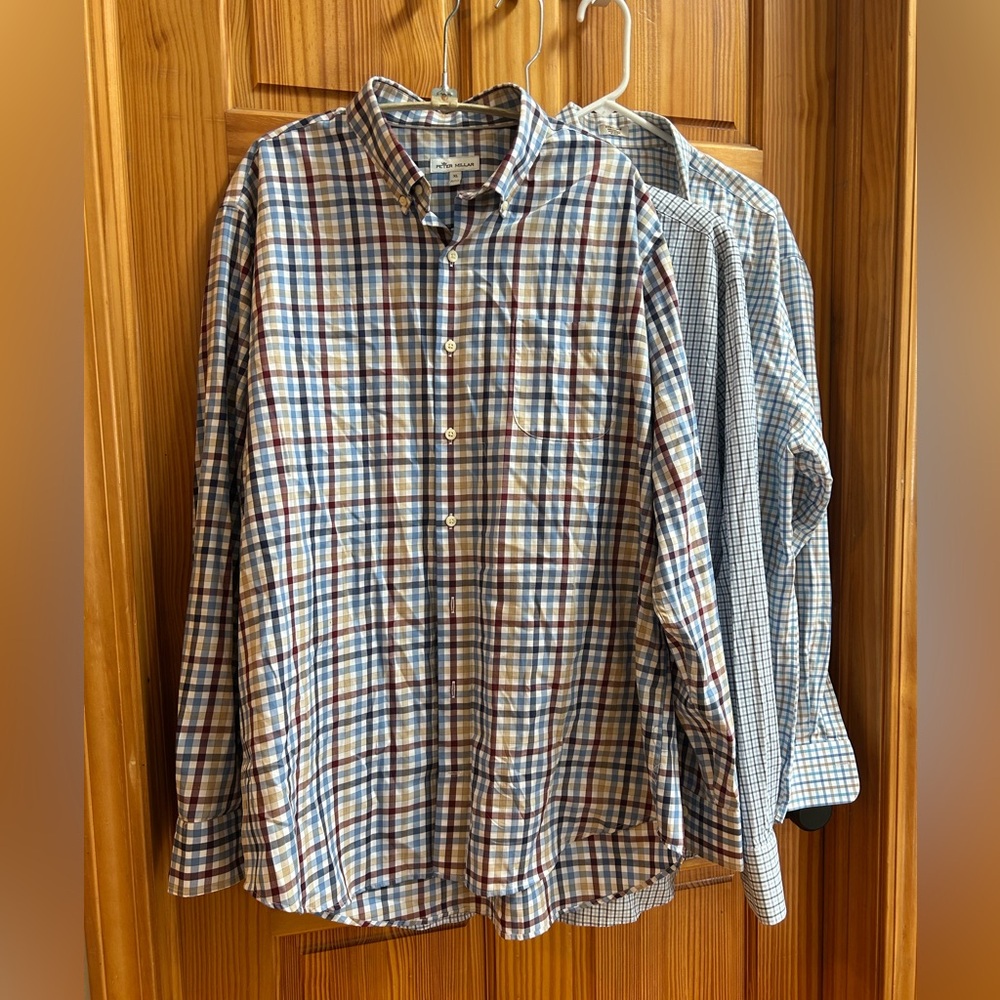 Bundle Alert 3 Peter Millar Plaid Button Down Men… - image 1